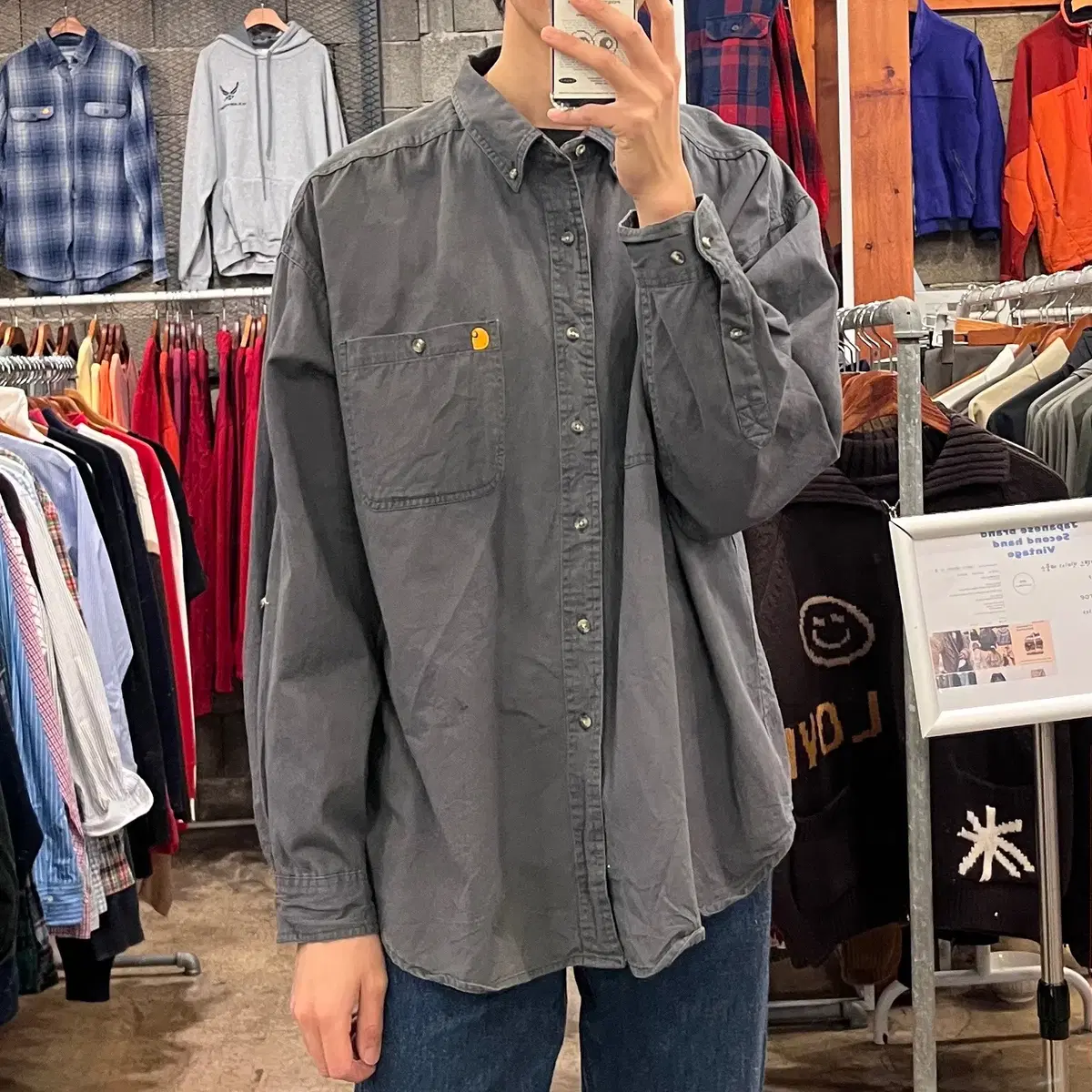 Carhartt 칼하트 워크 셔츠 (XL/110) A6_2934